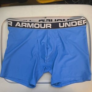 Blue Boxer briefs